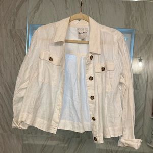 COPY - - Tommy Bahama perfect lightweight white summer linen jacket